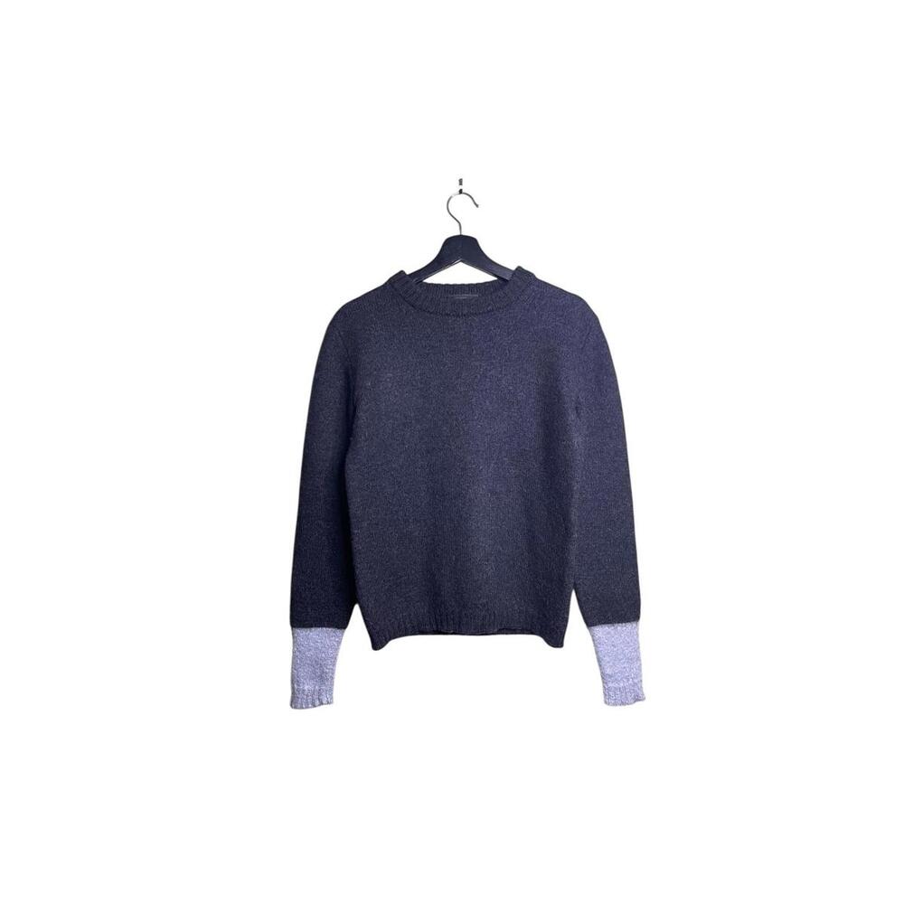 Prada FW12 Gradient Sleeve Wool Mohair Sweater 46